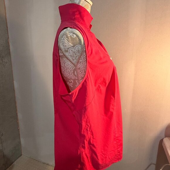 Pink Talbots 18W Sleeveless Women's Cotton Blouse - Picture 5 of 5